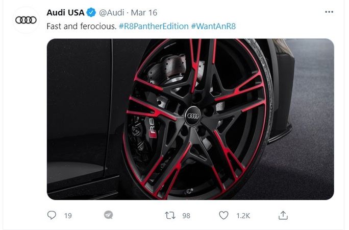 Audi hashtag campaign 