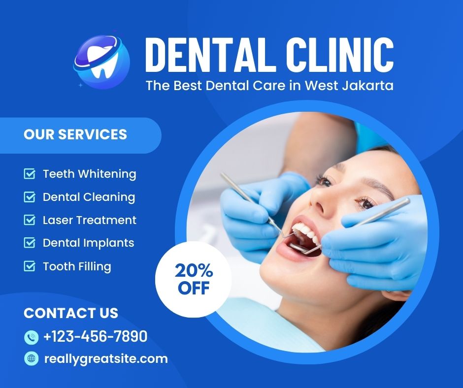 Dental Service Dental Care Landscape Template