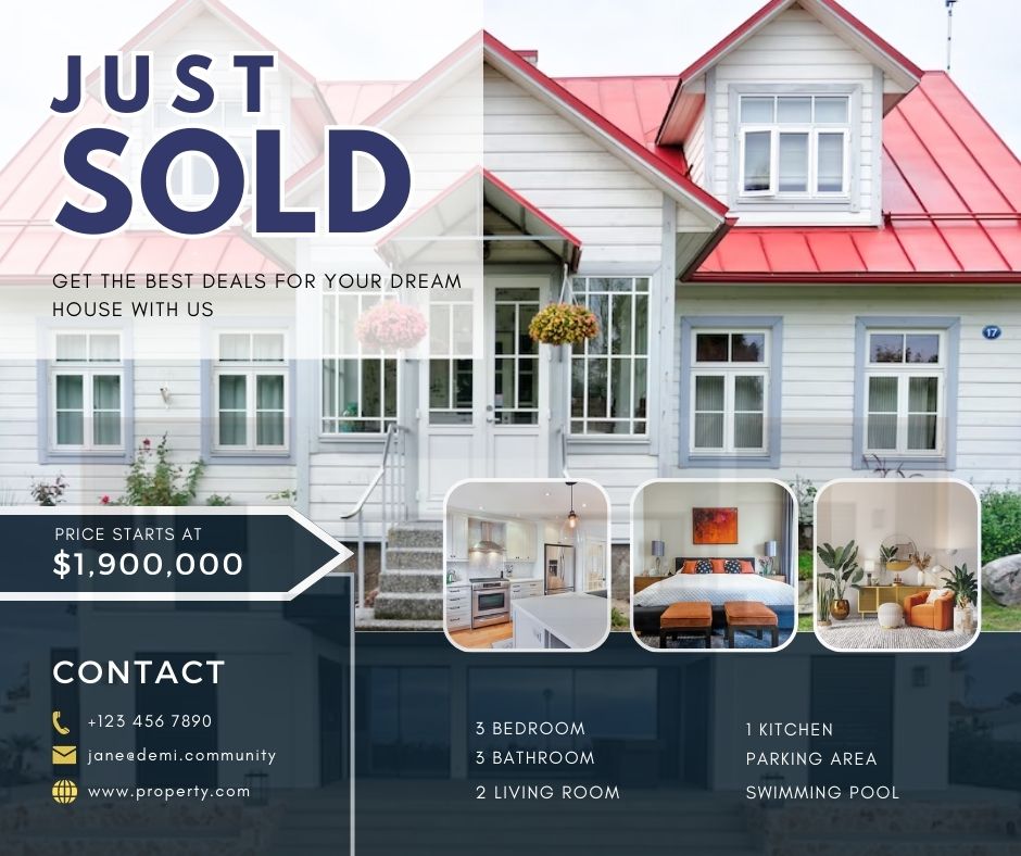 Real Estate Just Sold Landscape Template