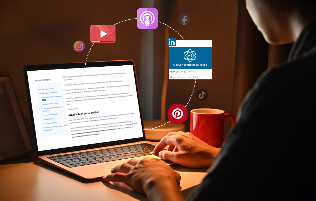 Repurpose Content for Social Media Using AI