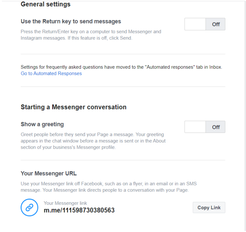 messenger-settings