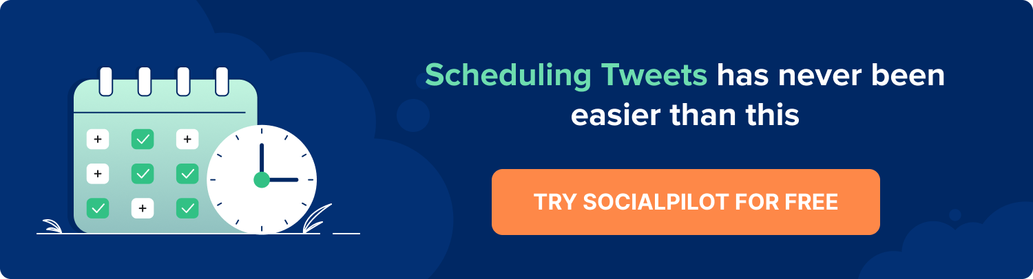 scheduling tweets