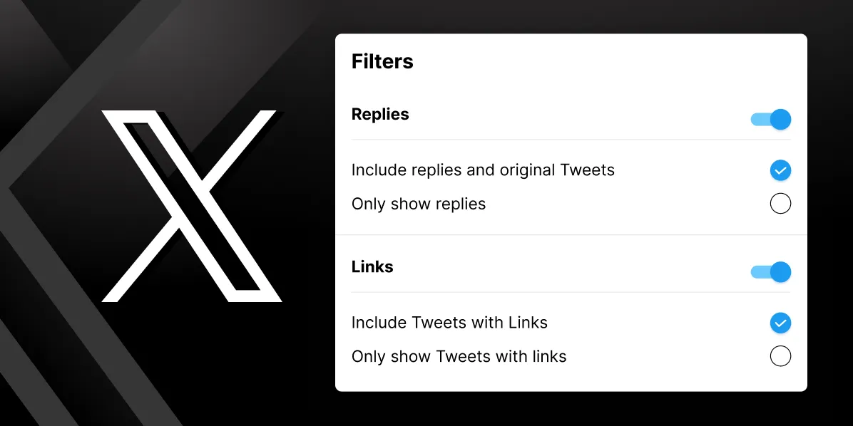 Search Tweets Using Replies and Links