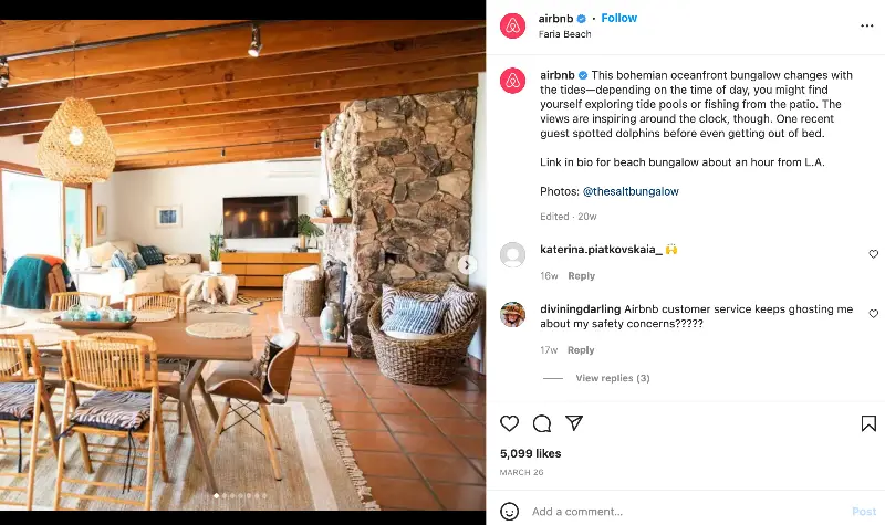 Airbnb Instagram