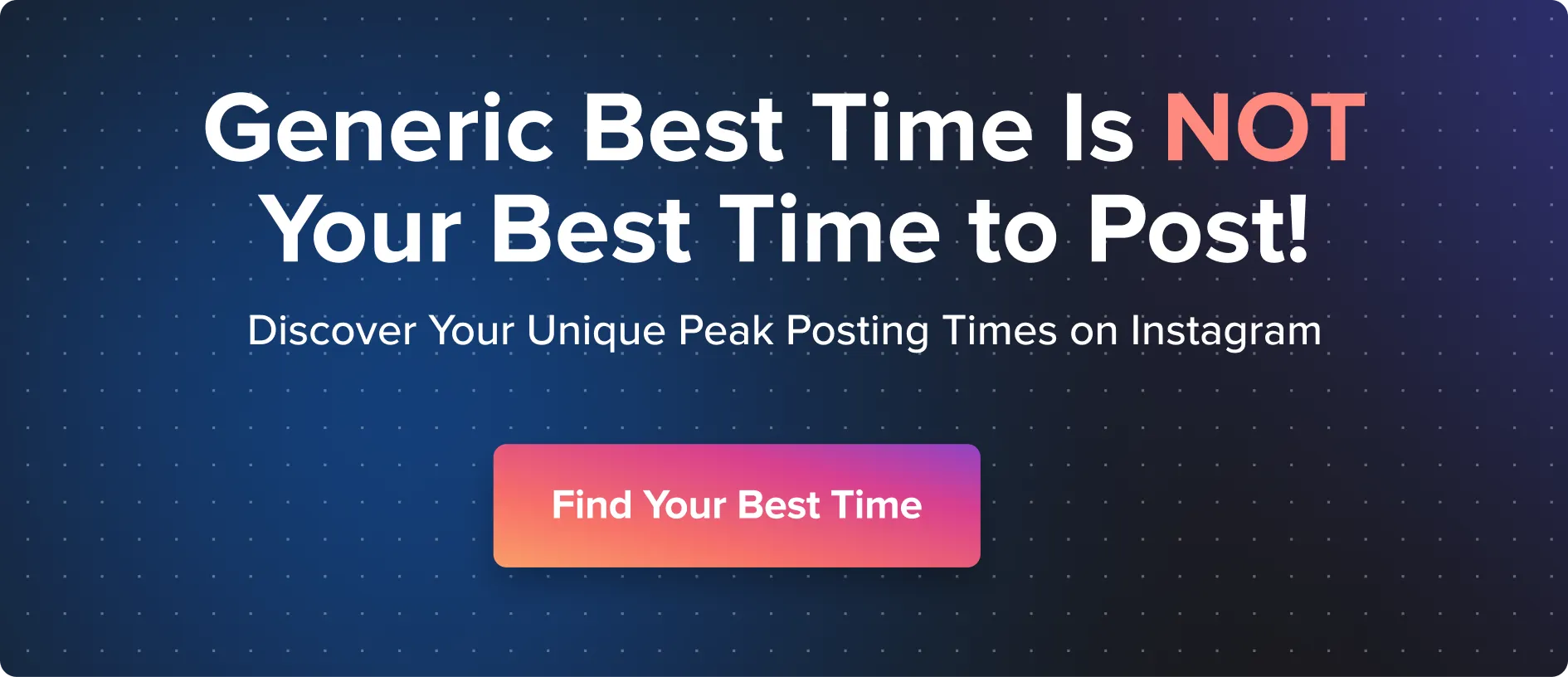 find best time to post instagram