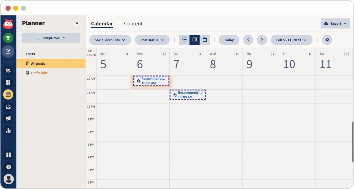 hootsuite dashboard social media scheduling