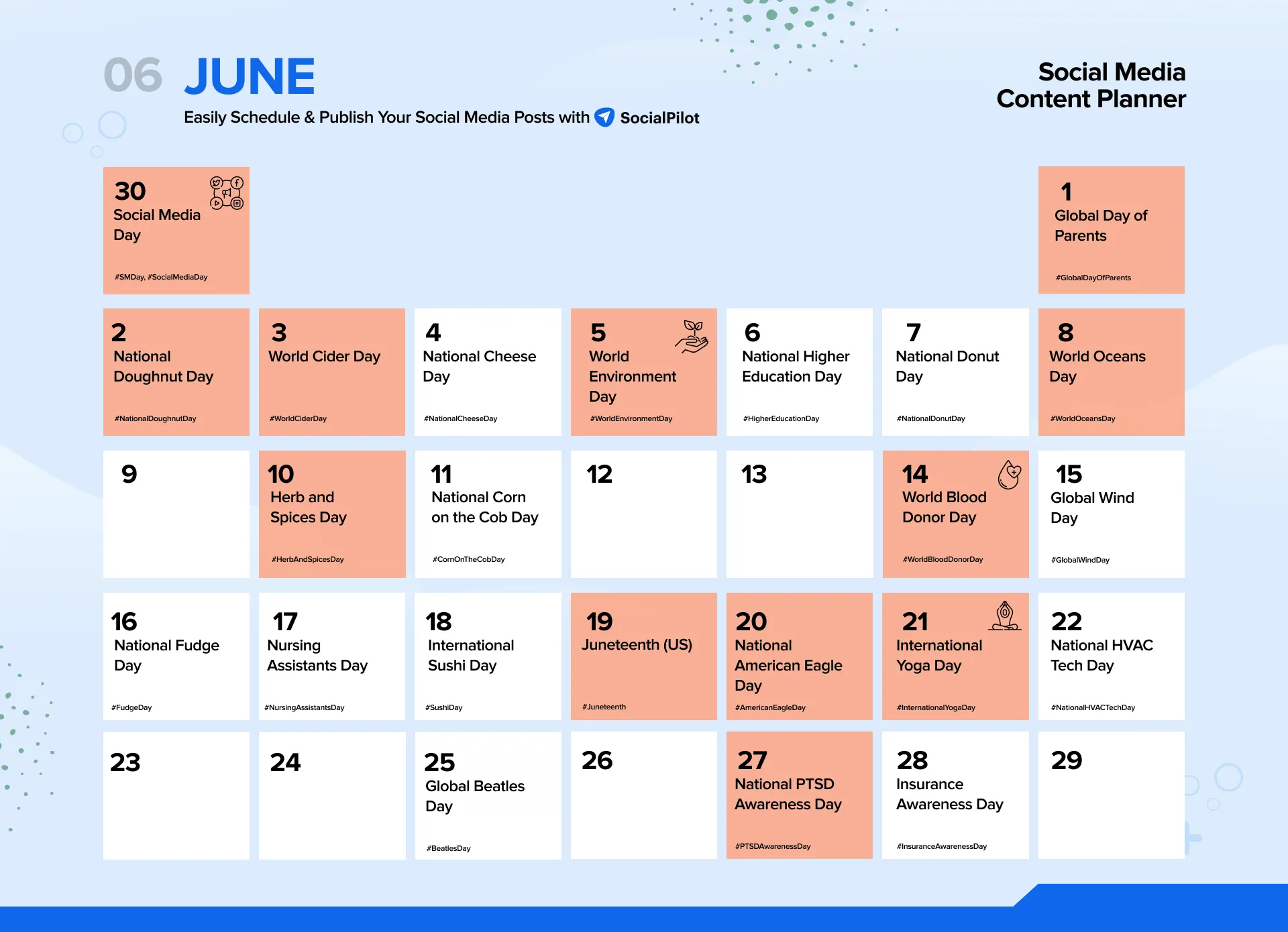 June 2024 Social Media Holidays