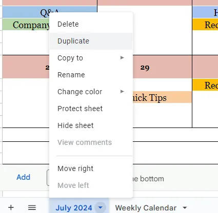 just duplicate the same calendar