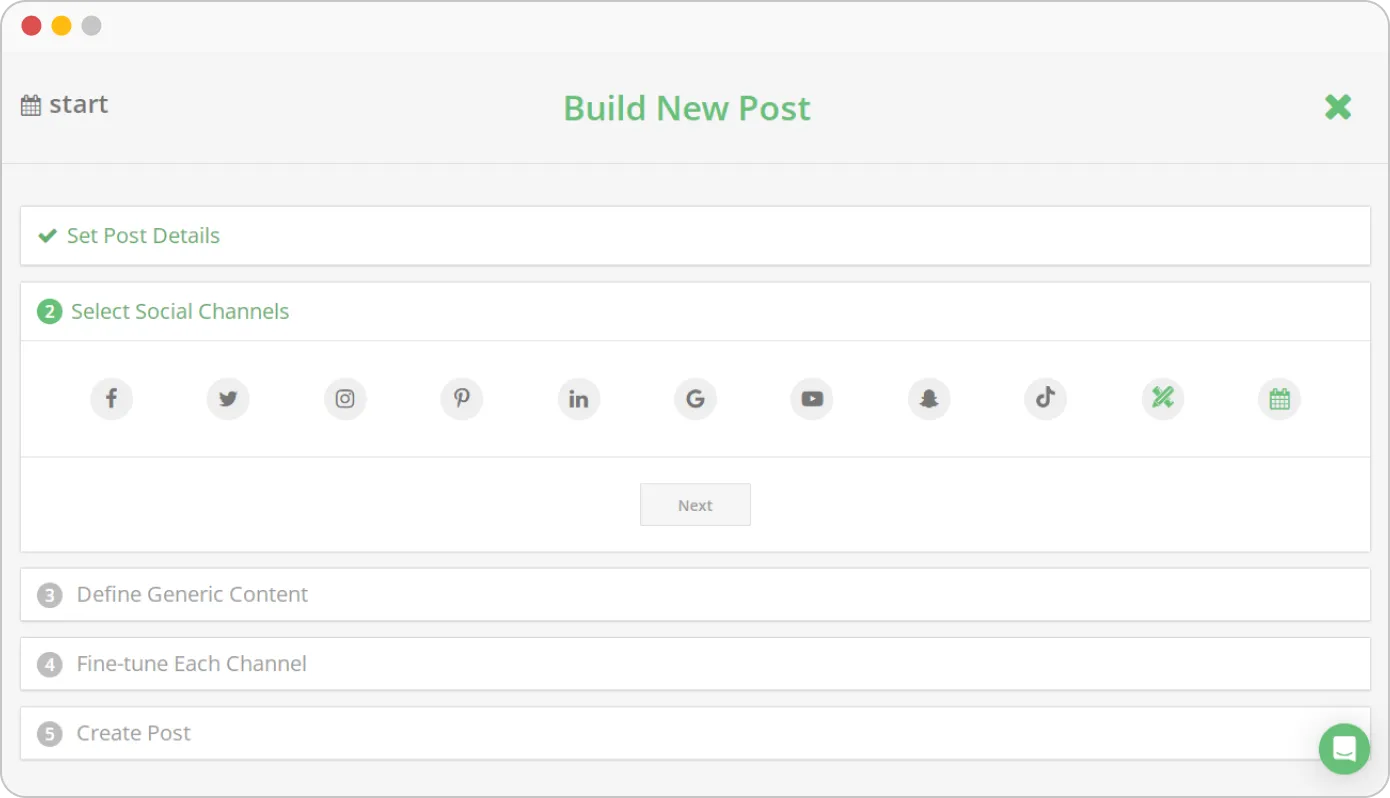 loomly social media scheduling dashboard