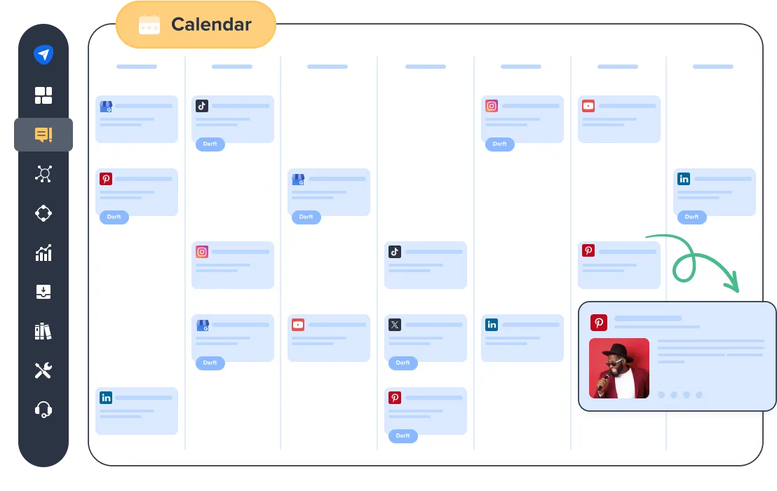 Pinterest calendar