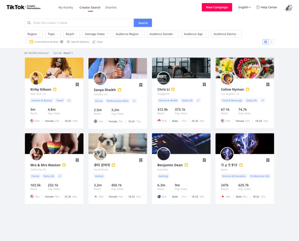 TikTok Creator MarketPlace