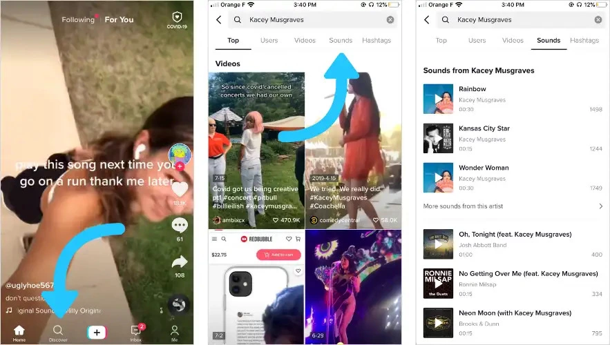 TikTok's Discover Page