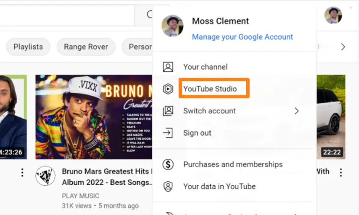 YouTube Studio